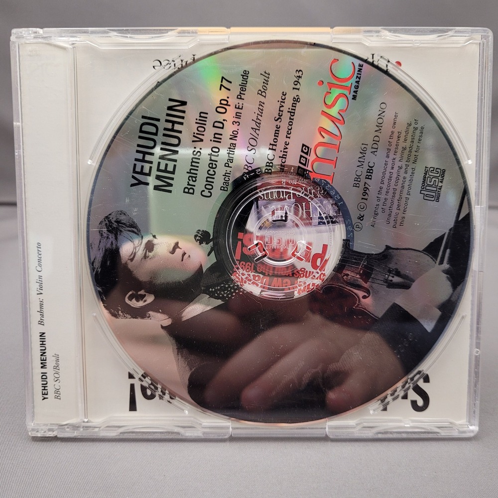 Brahms: Violin Concerto by Yehudi Menuhin (CD, 1997)